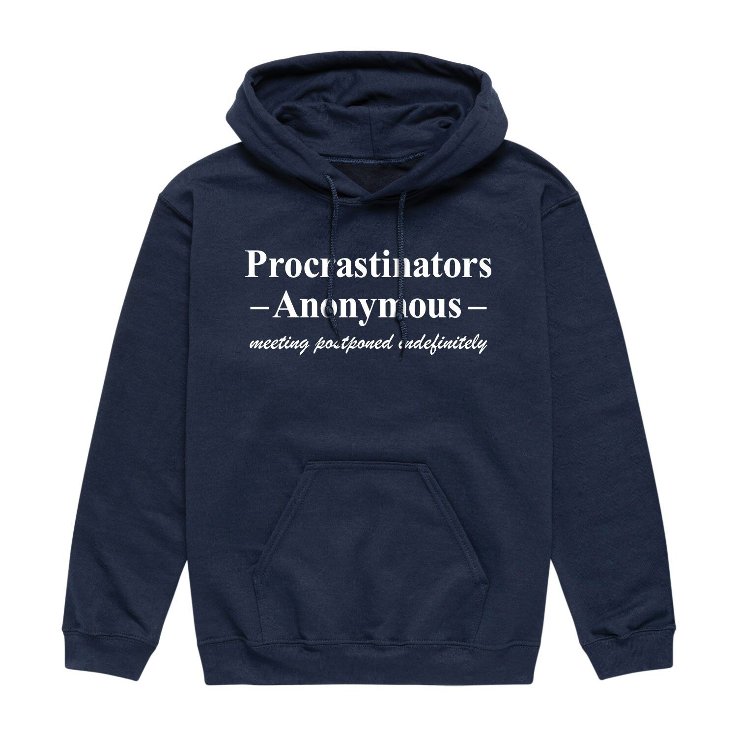 

Мужская толстовка с капюшоном Procrastinators Anonymous Licensed Character