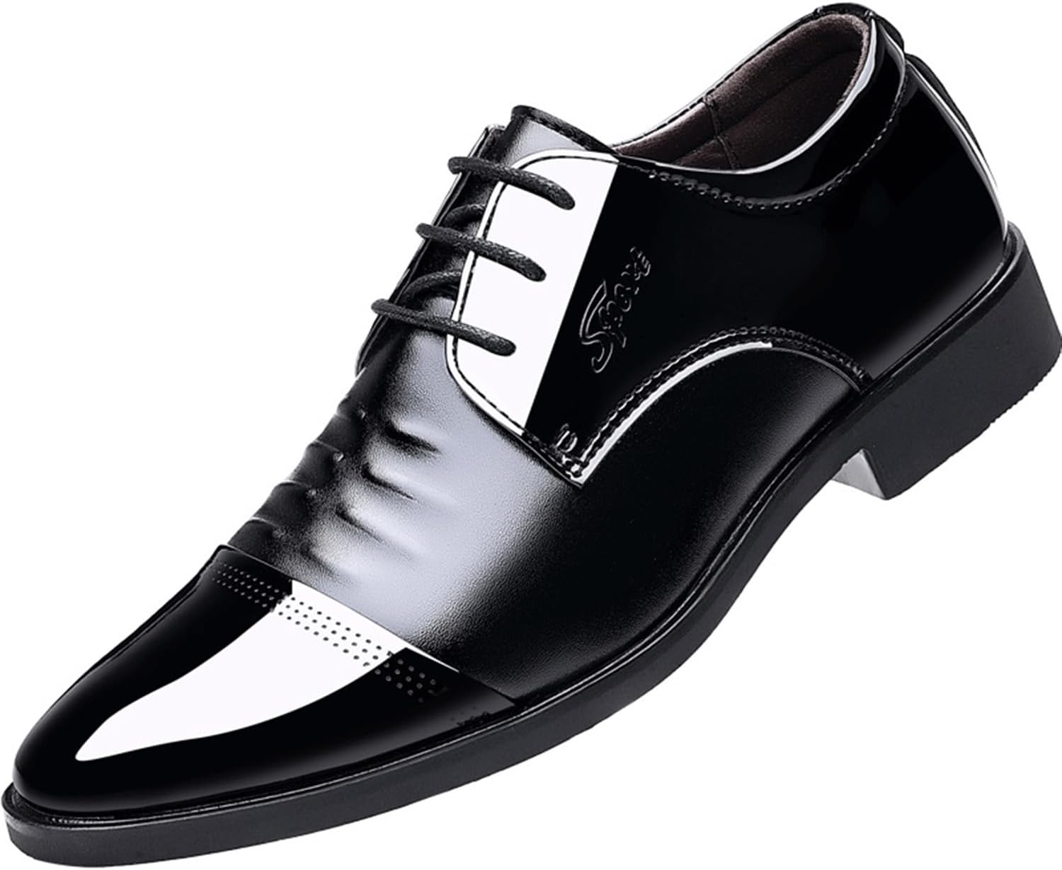 

Мужские черные оксфорды KYOESCAI, официальная обувь класса люкс, классические нескользящие офисные деловые туфли, удобные дерби для мужчин