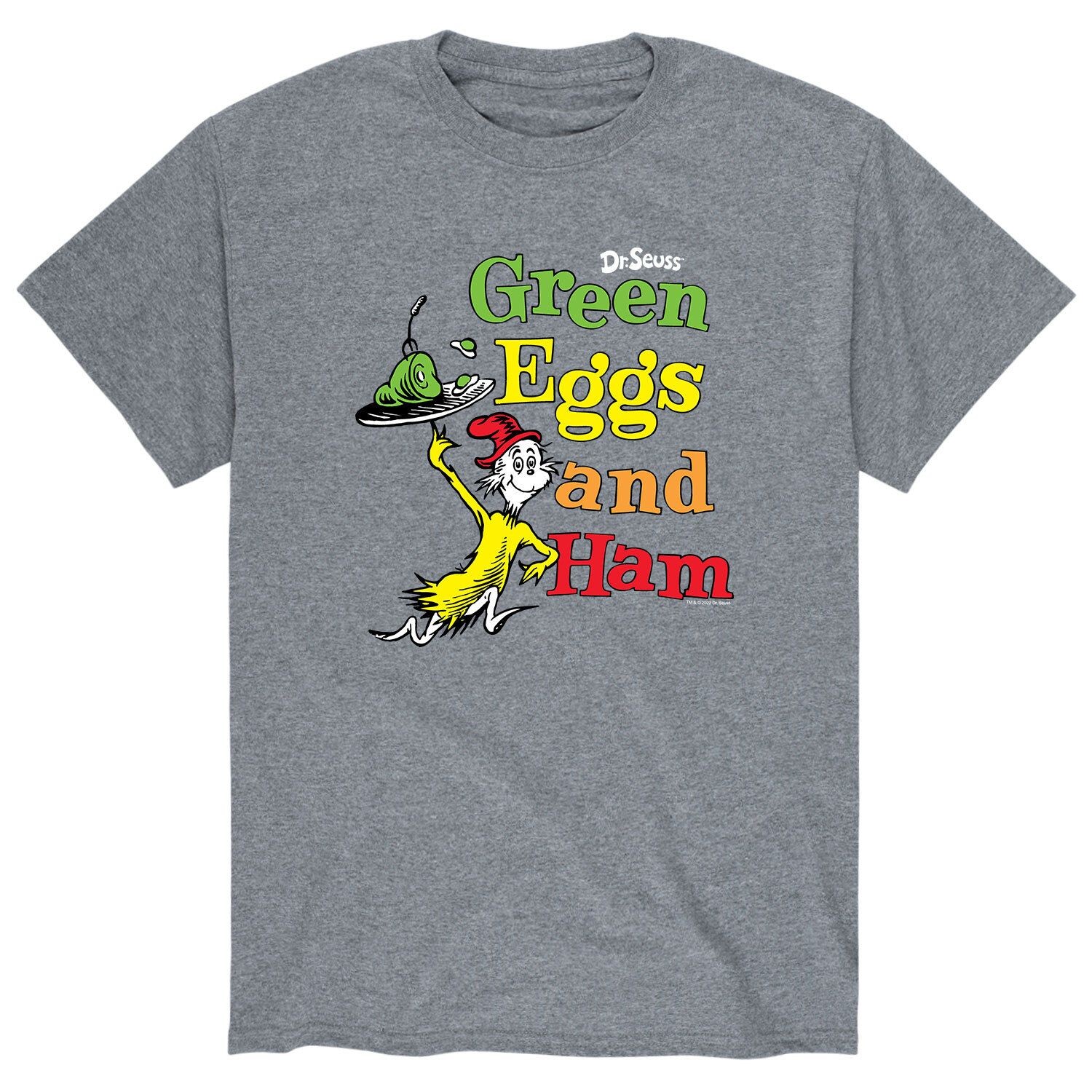 

Мужская футболка Dr. Seuss Green Eggs & Ham Licensed Character