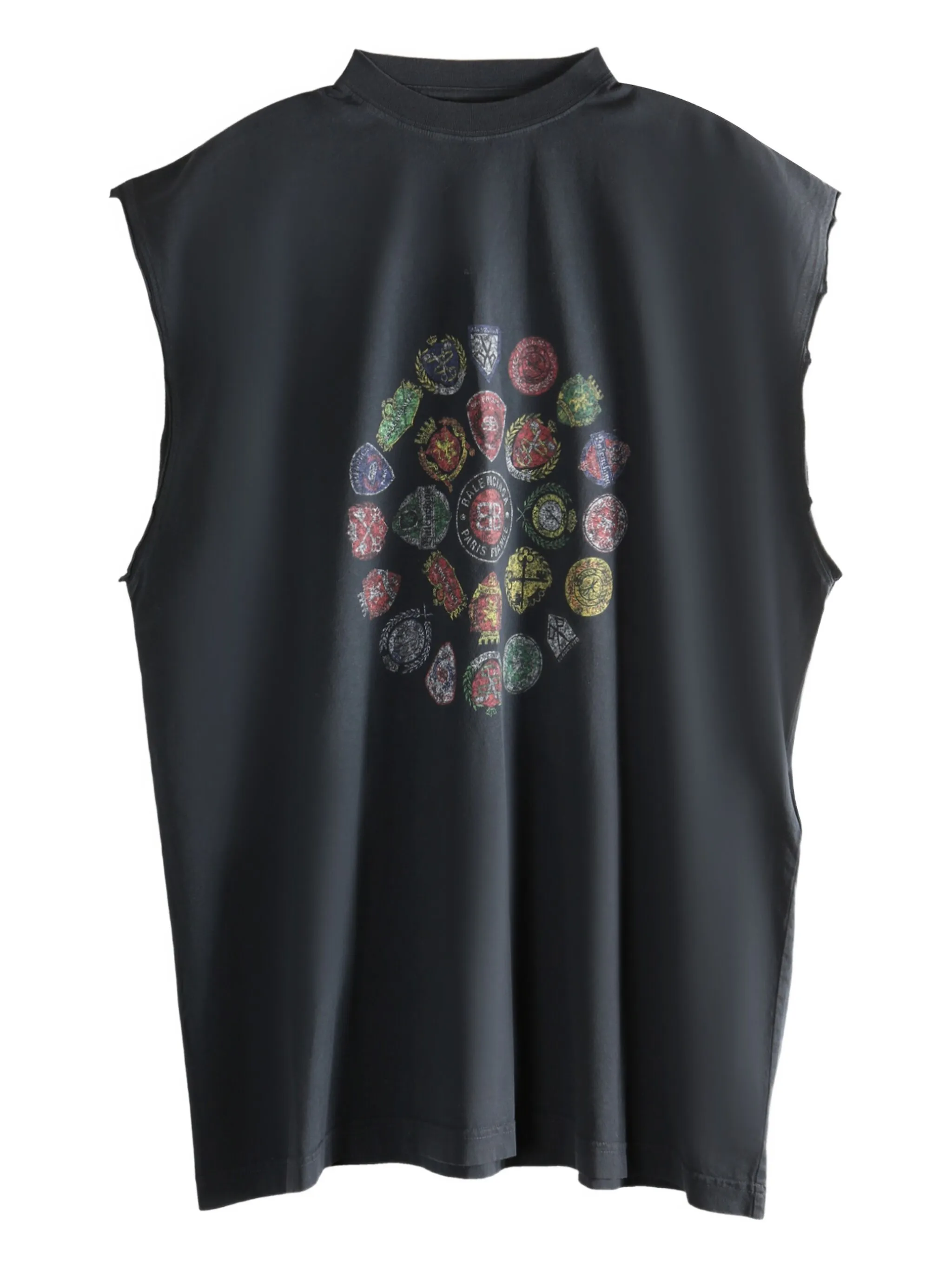 

Футболка без рукавов Balenciaga, черный