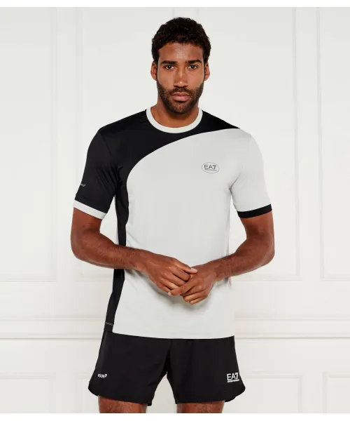 

Футболка Slim fit Ea7, серый