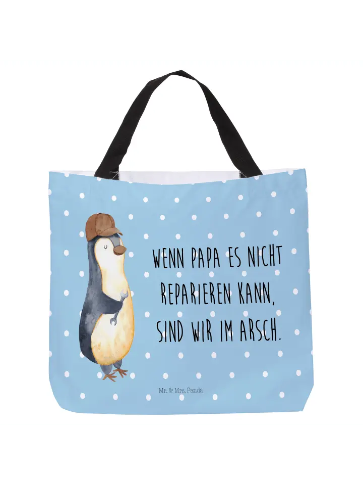 

Шоппер Mr. & Mrs. Panda, цвет blau pastell