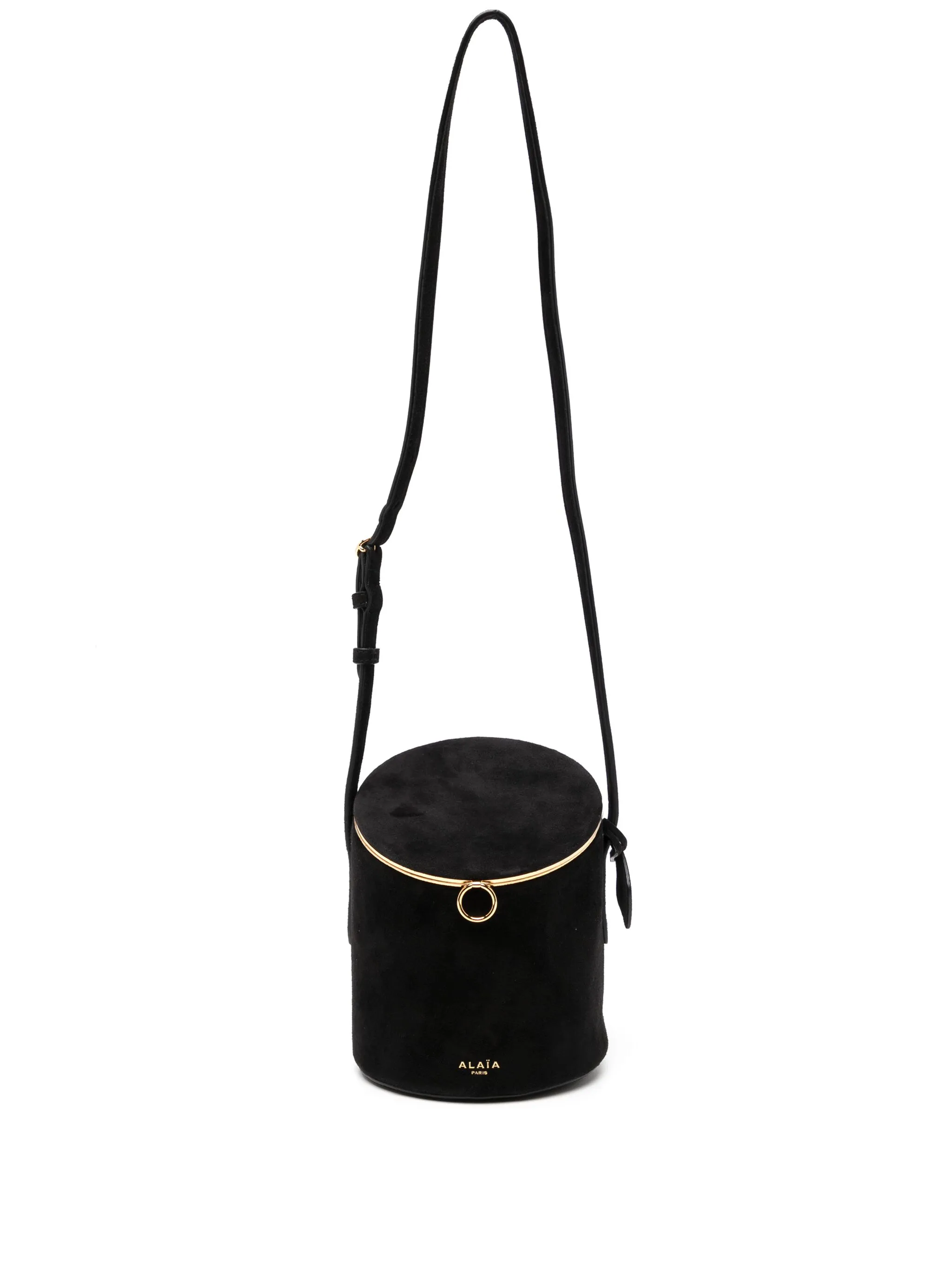 

Маленькая сумка-ведро La Canette Alaïa, черный