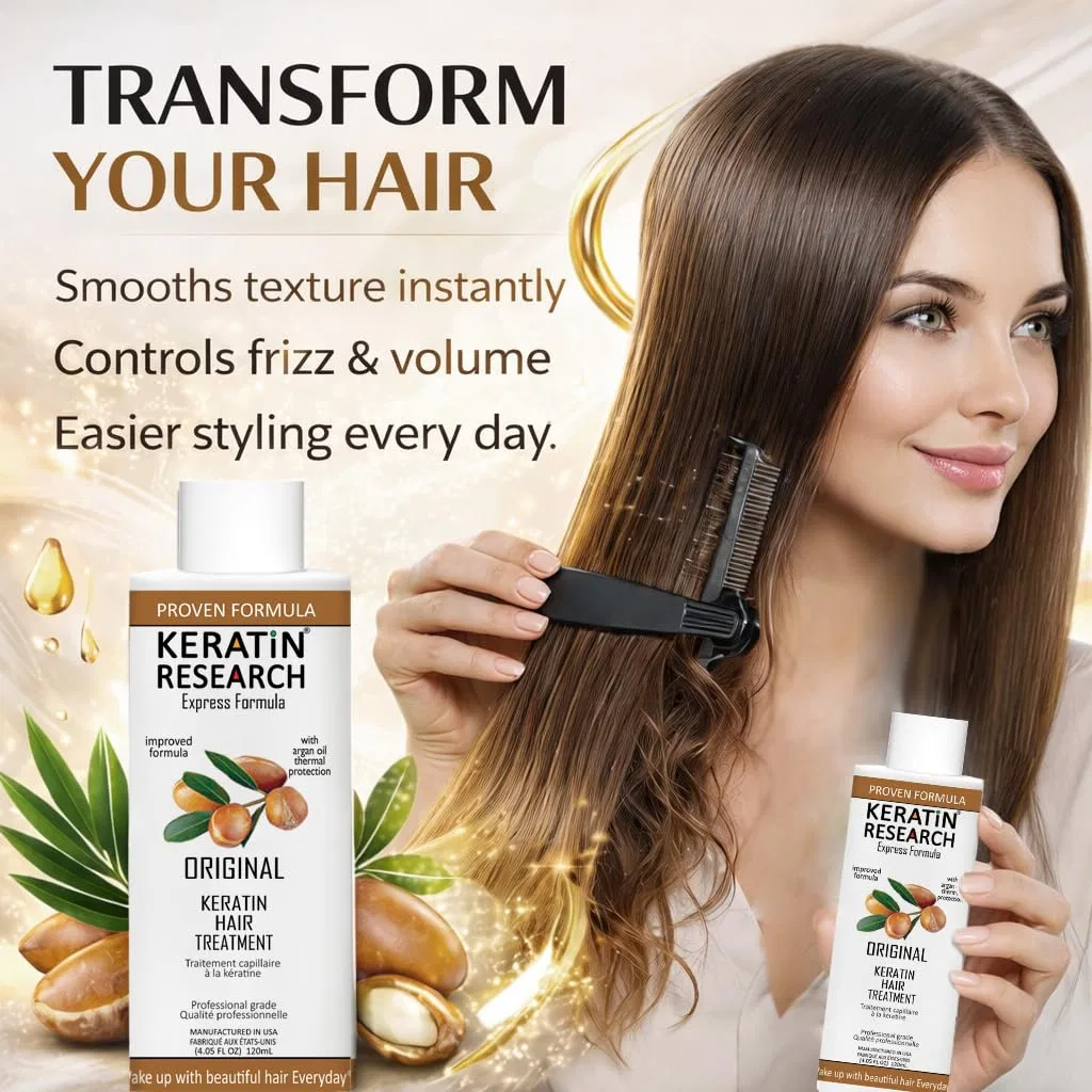 Набор для кератинового выпрямления волос «Complex Brazilian Kit» Keratin Research — фото 4