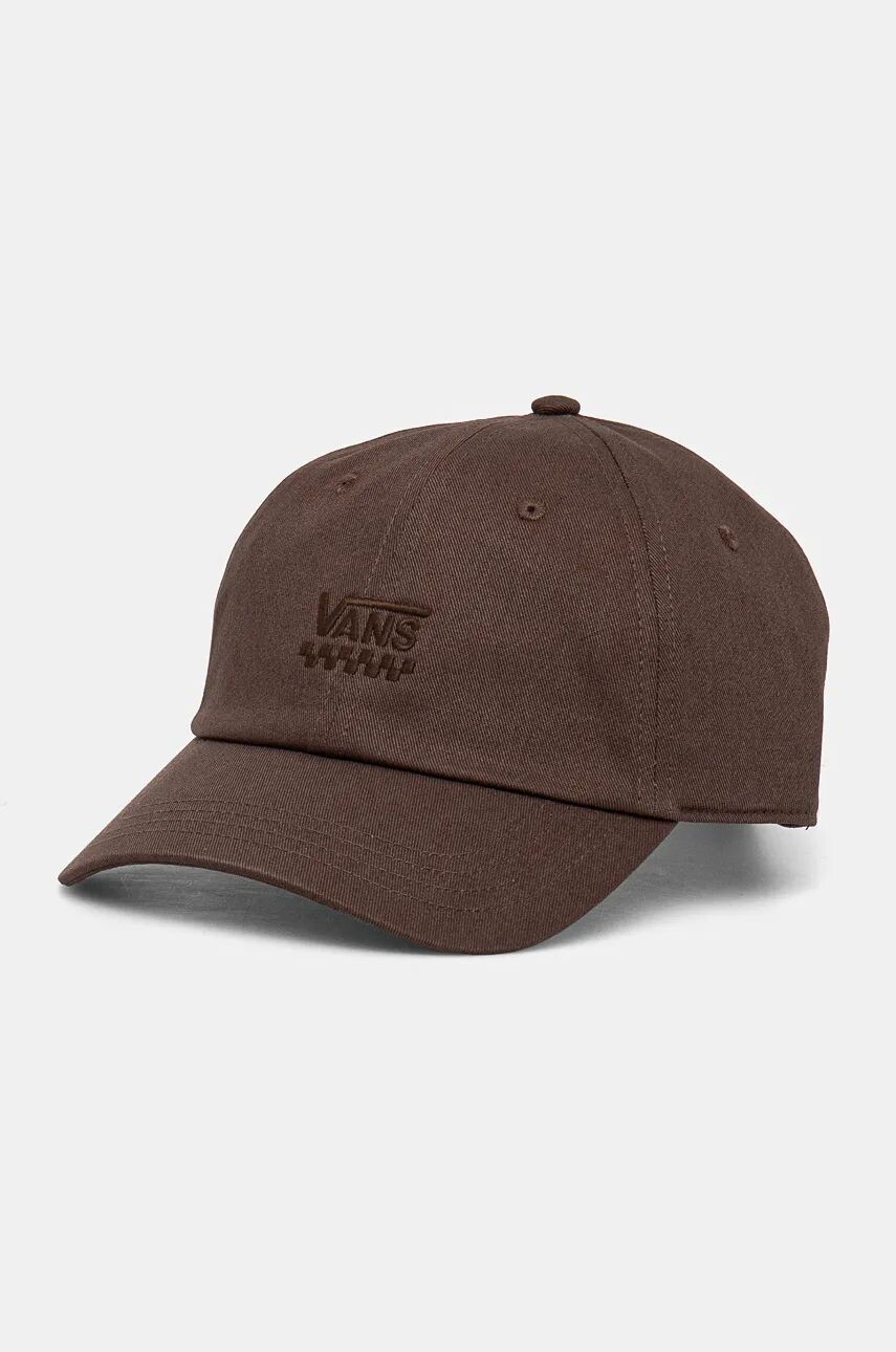 

Бейсболка Vans из хлопка, коричневый