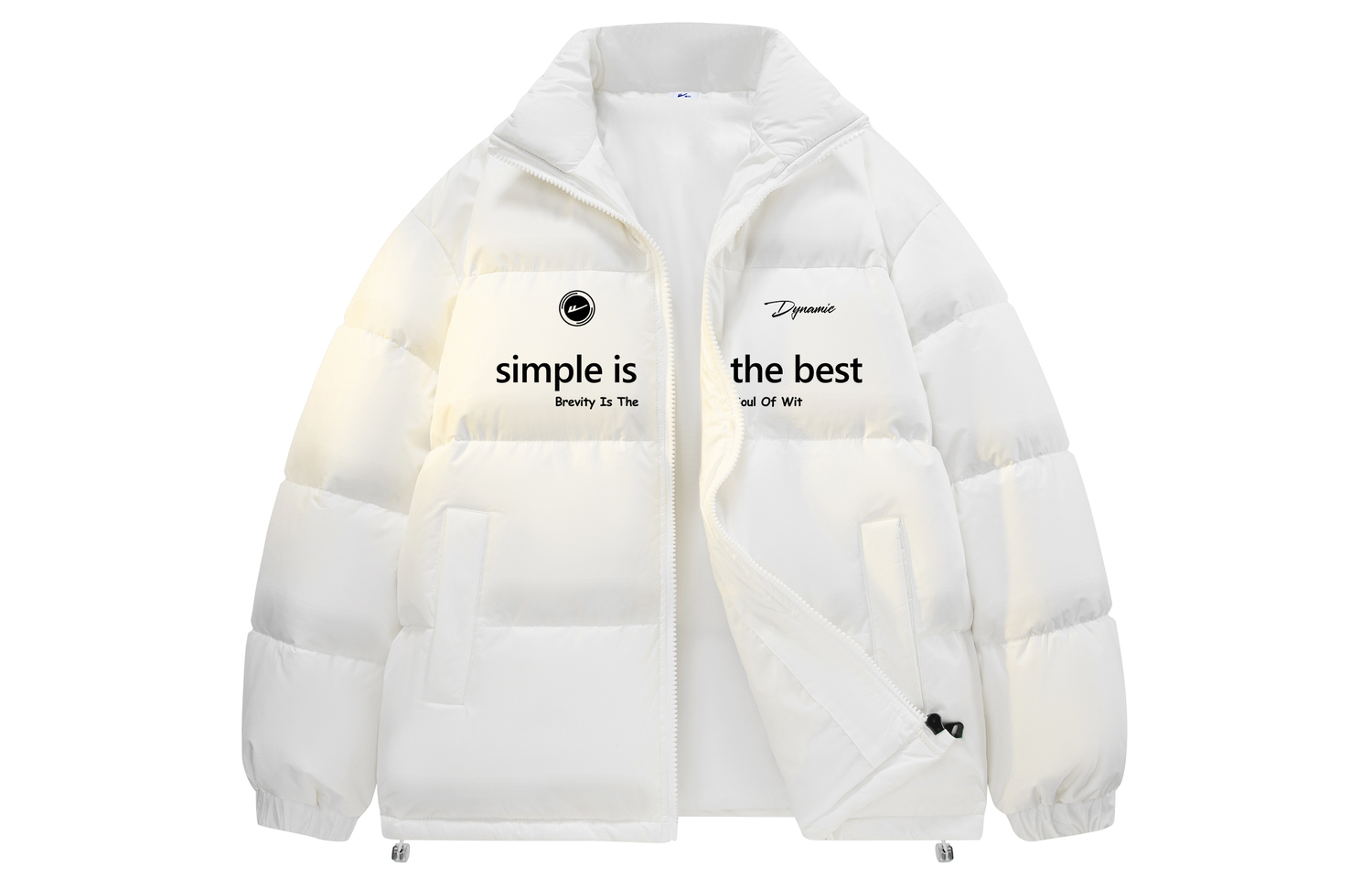 

WARRIOR Пуховик унисекс серии Candy Cube, White