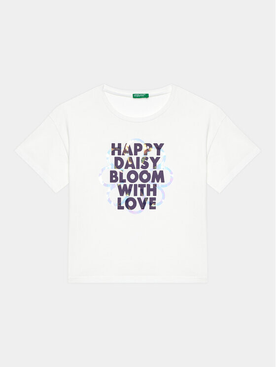 

Футболка стандартного кроя United Colors Of Benetton, белый