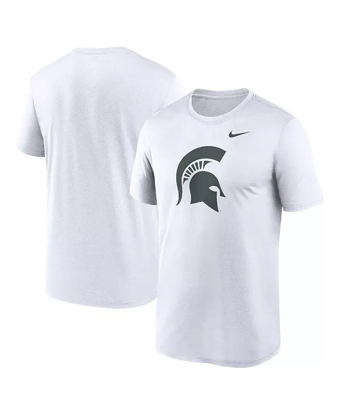 

Мужская белая футболка Michigan State Spartans Primetime Legend Logo Nike