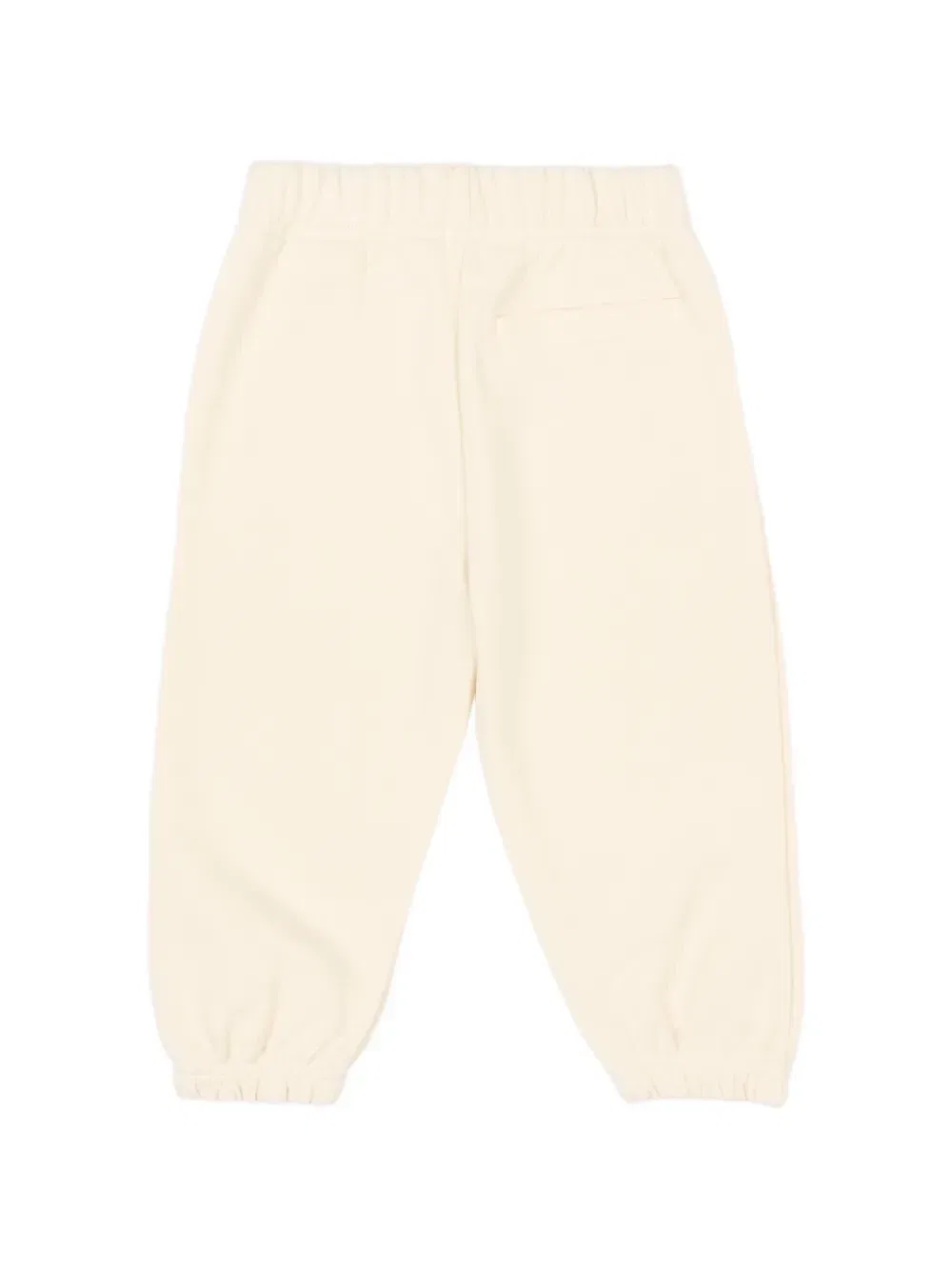 Хлопковые спортивные штаны Palm Angels Kids, бежевый — фото 2
