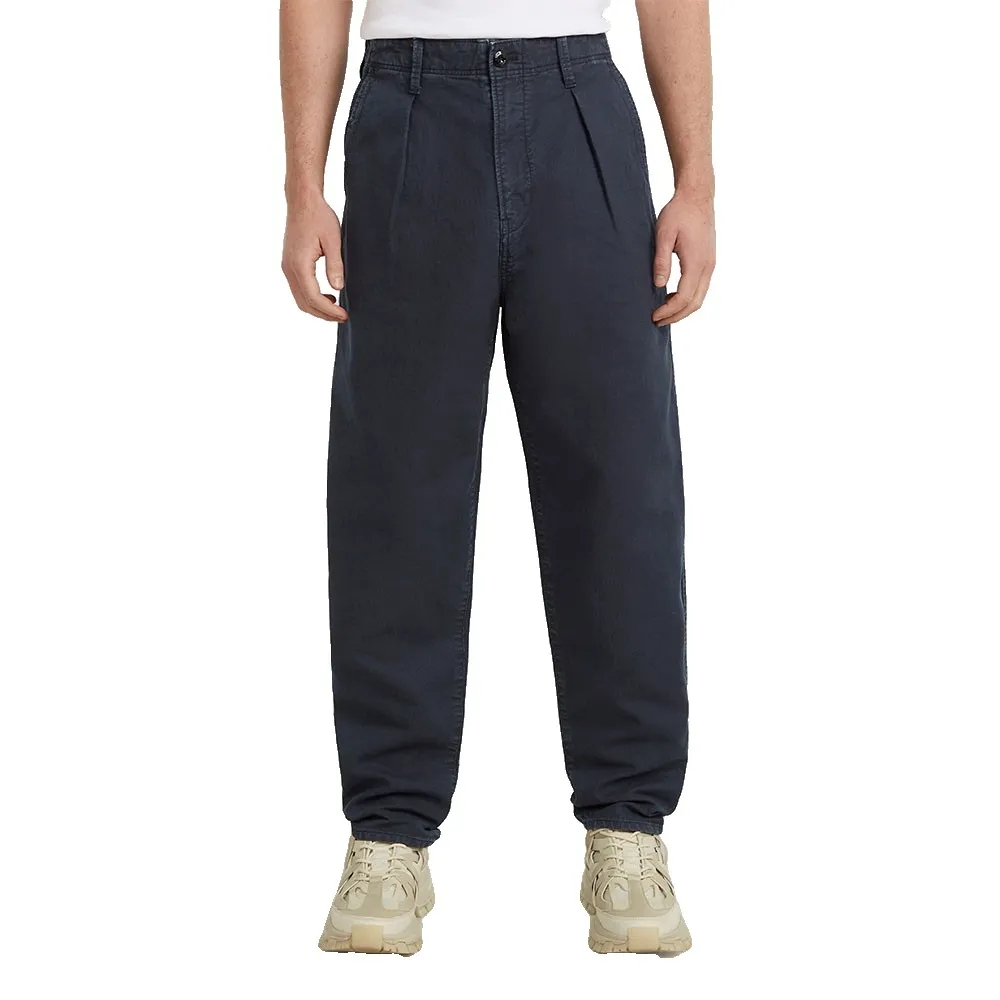 

Брюки G-Star Pleated Relaxed Tapered chino, черный