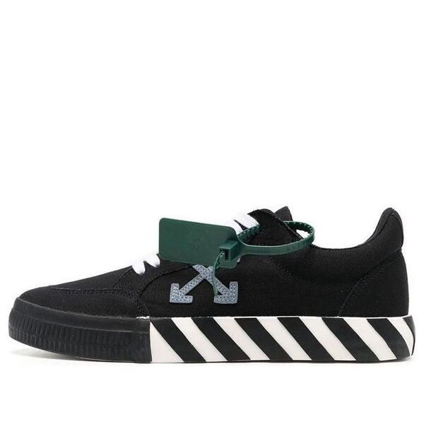 

Кроссовки low vulcanized canvas sneaker 'black white orange' Off-White, черный