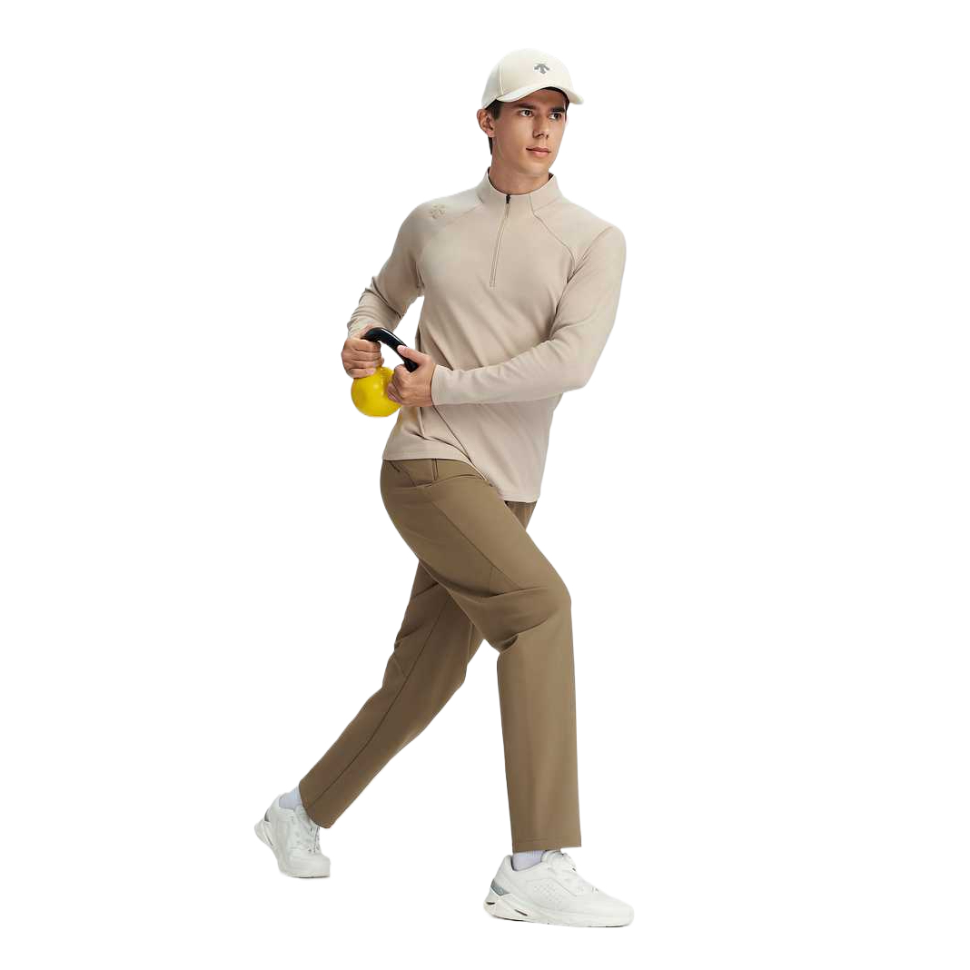 

Тренировочные вязаные спортивные штаны мужские DESCENTE, хаки