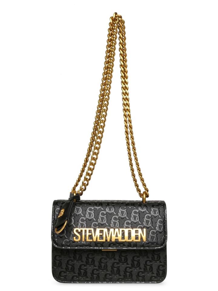 

Наплечная сумка Steve Madden, цвет schwarz/gold
