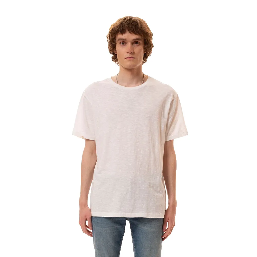 

Футболка с коротким рукавом Nudie Jeans Roffe, белый