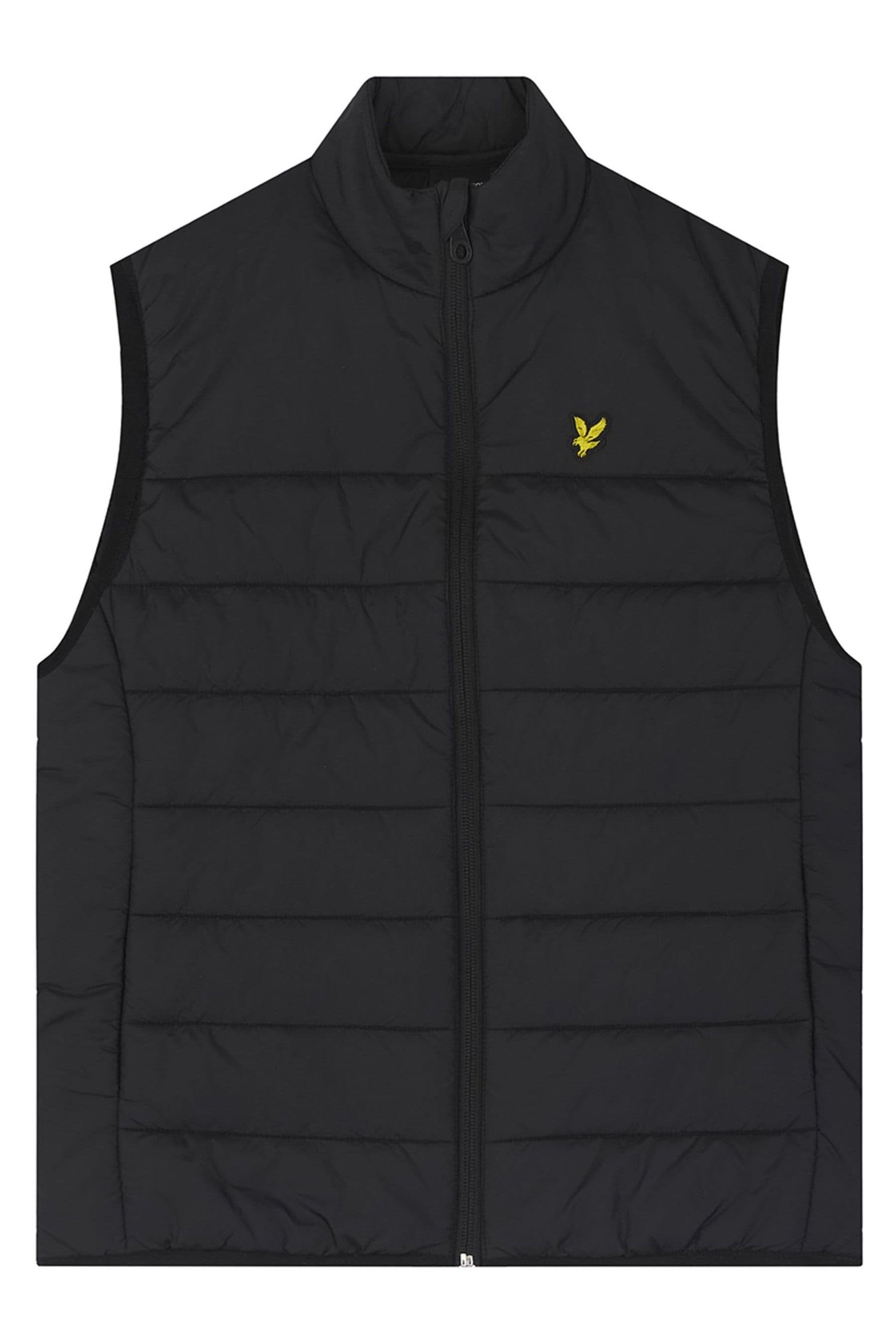 

Утепленный жилет без рукавов для мальчиков Lyle & Scott, черный