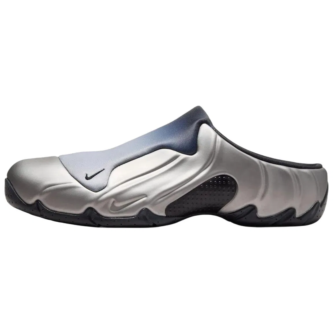 Закрытые тапки Nike Silver