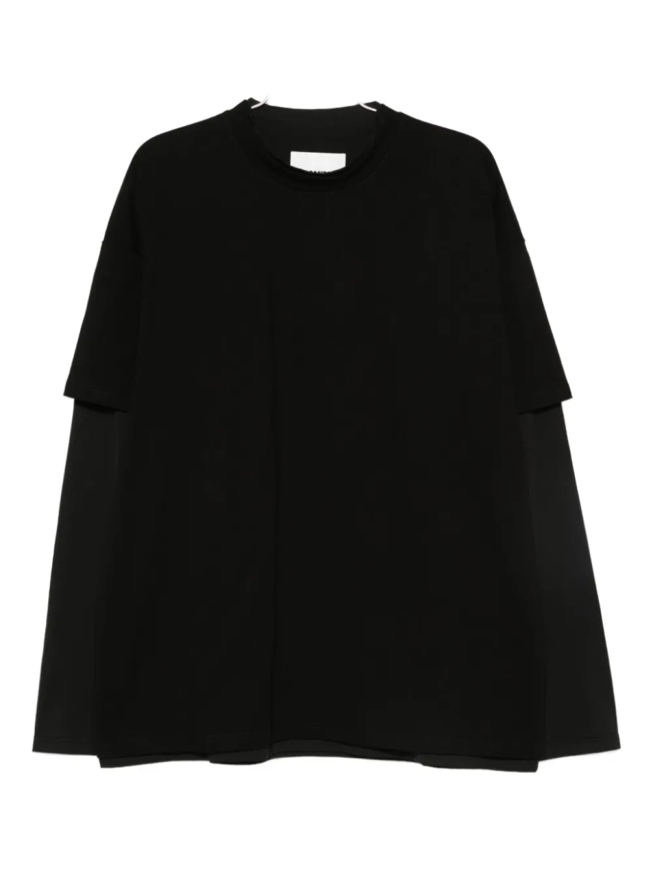 

Футболка Jil Sander из многослойного хлопка, черный