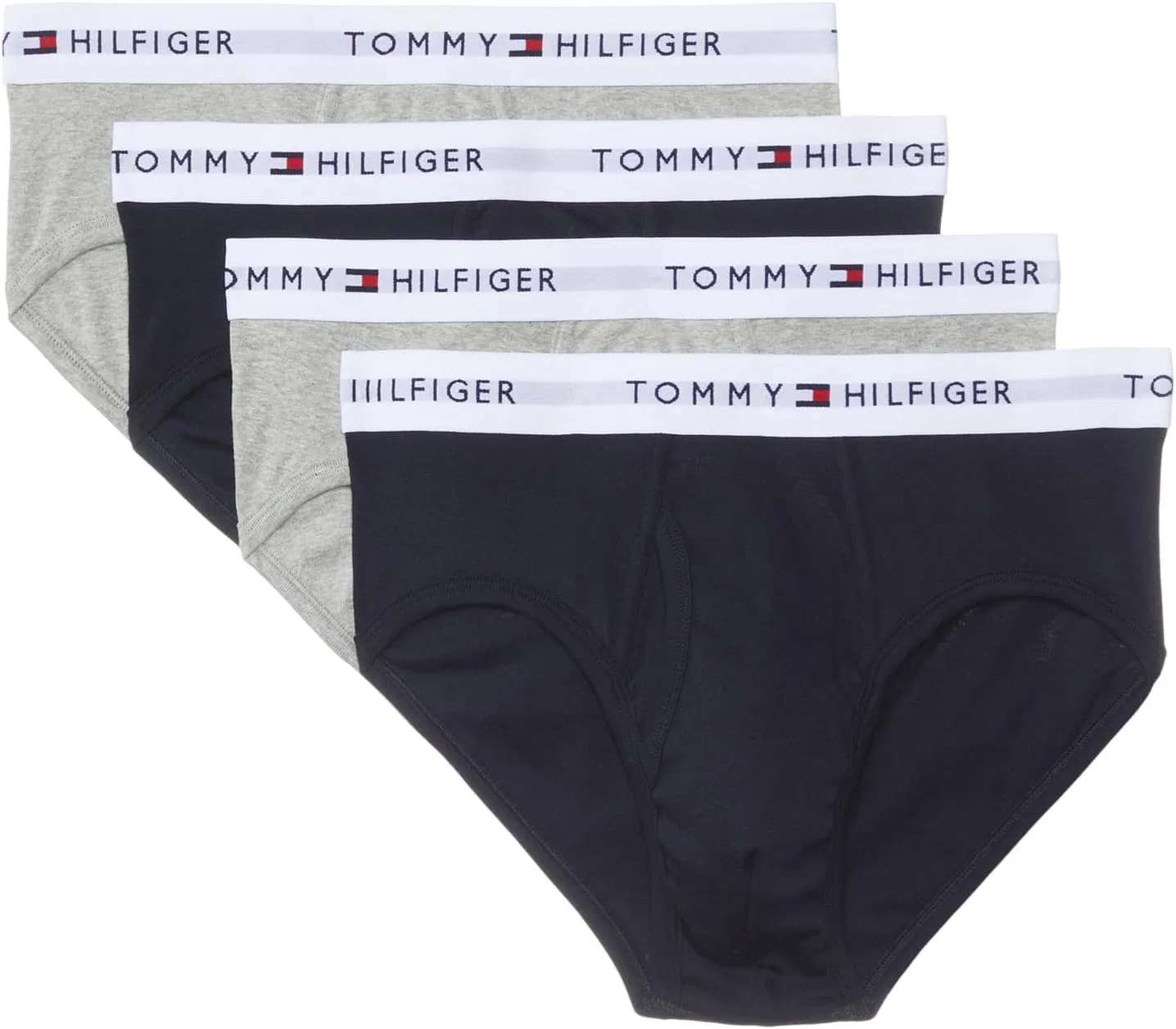 Боксеры хлопковые Tommy Hilfiger, 2 Navy, 2 Grey Heather