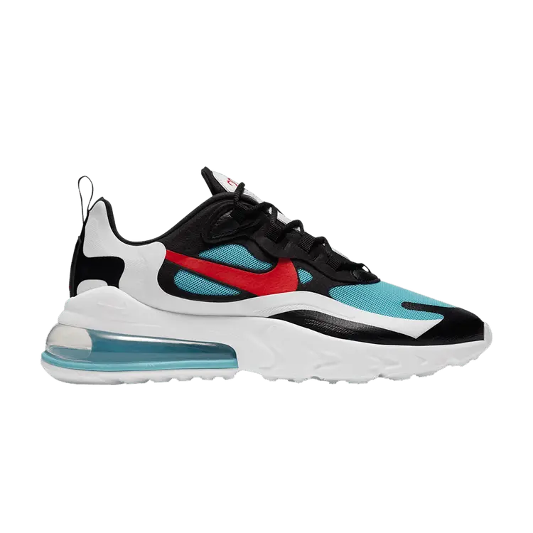 Кроссовки Nike Wmns Air Max 270 React 'Bleached Aqua Chile Red', бирюзовый