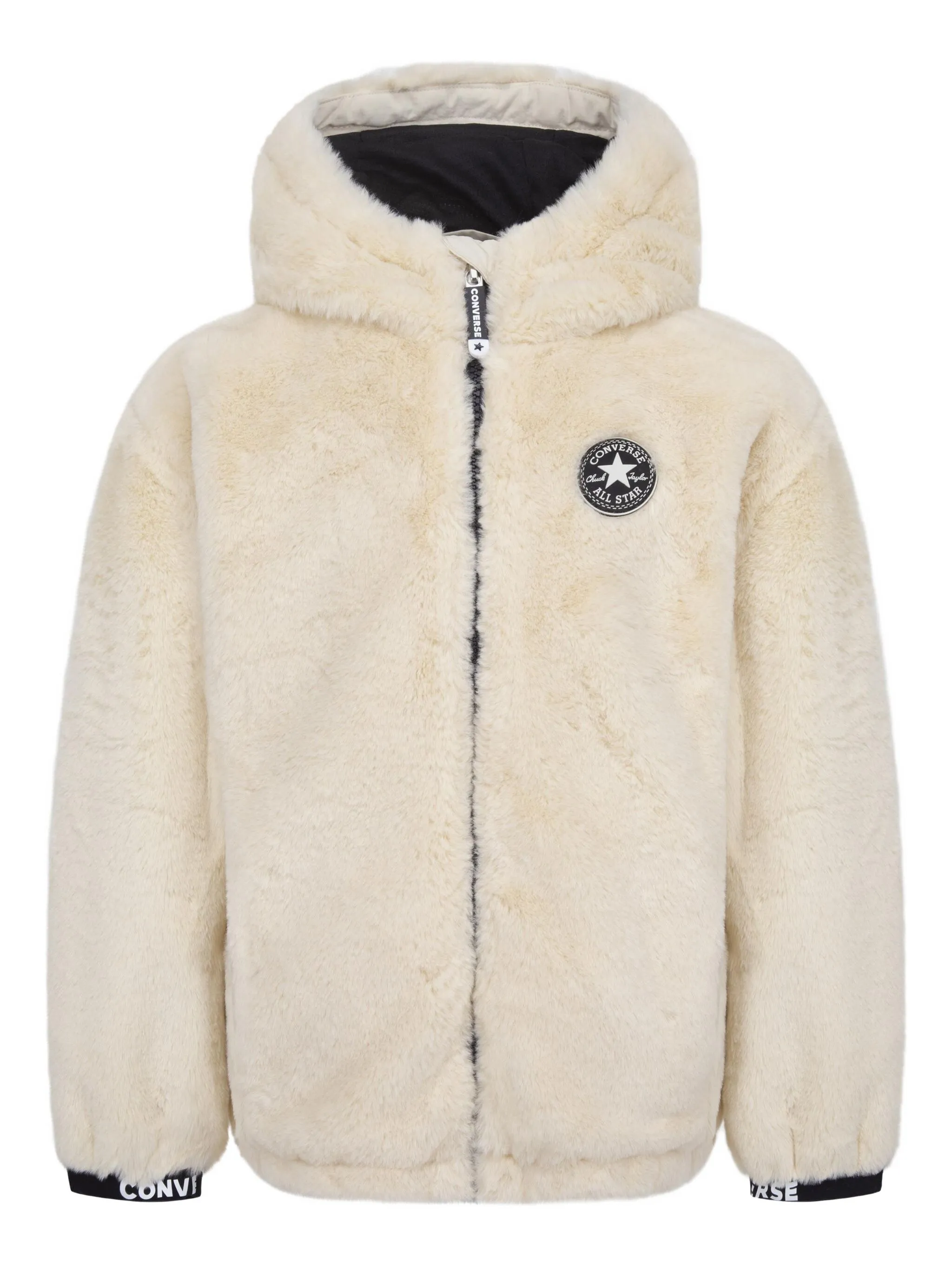 

Куртка из искусственного меха на молнии Converse Kids, нейтральный