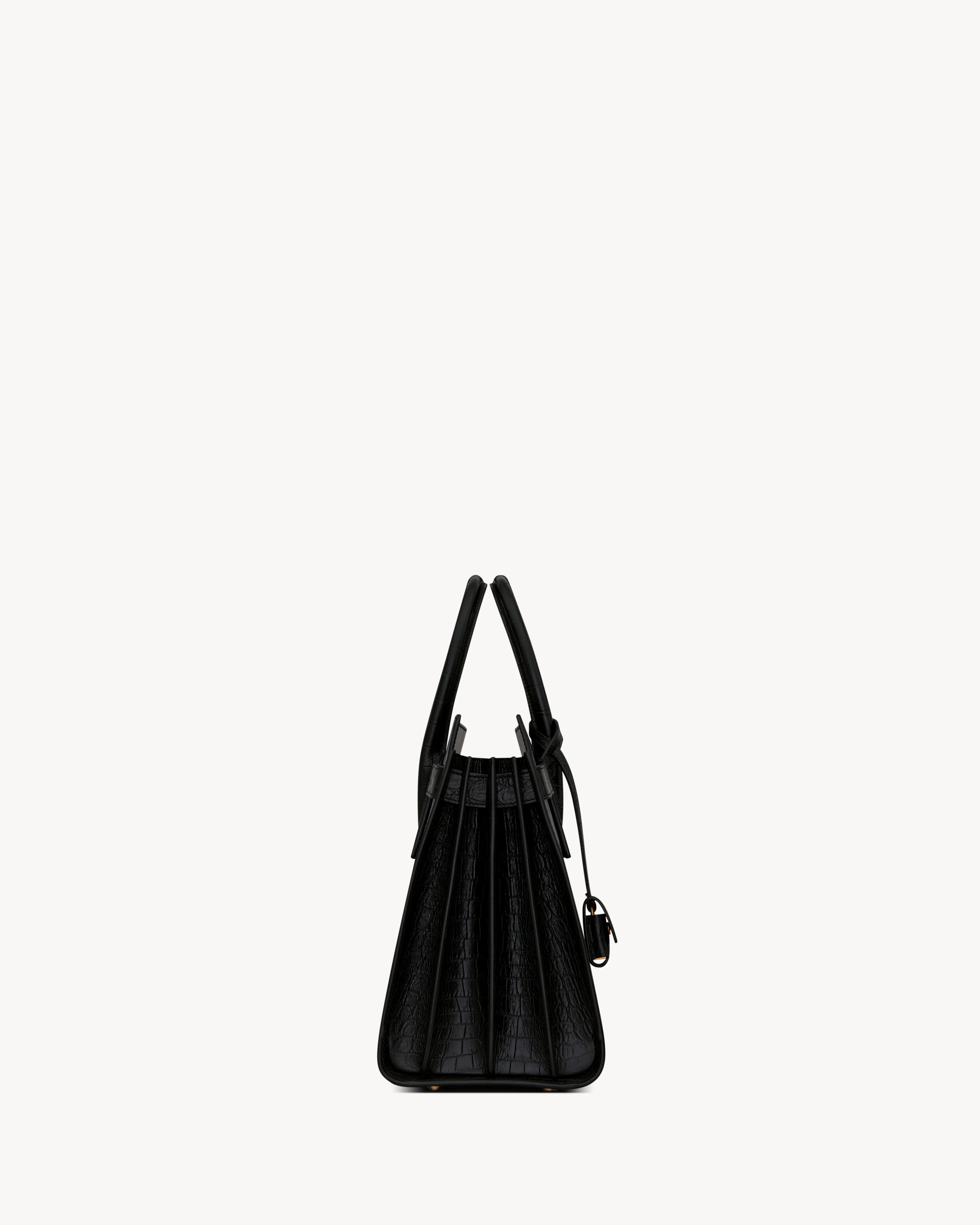Сумка Sac de Jour в ее культовом размере Saint Laurent, черный — фото 4