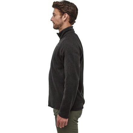 Флисовая куртка Better Sweater с молнией 1/4 мужская Patagonia, черный — фото 4