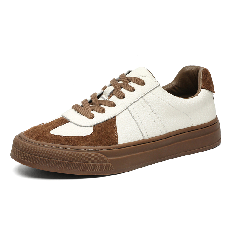 

SOBB Низкие скейтерские кроссовки мужские коричневые бежевые, цвет Brown Beige