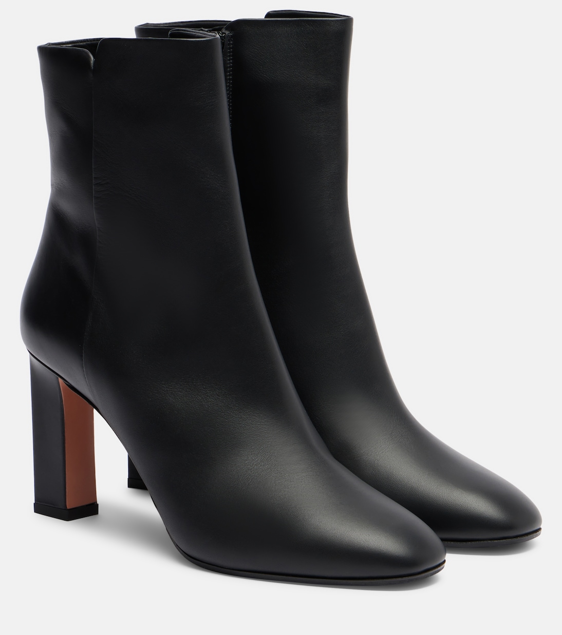 Кожаные ботильоны Sellier 85 Aquazzura, черный