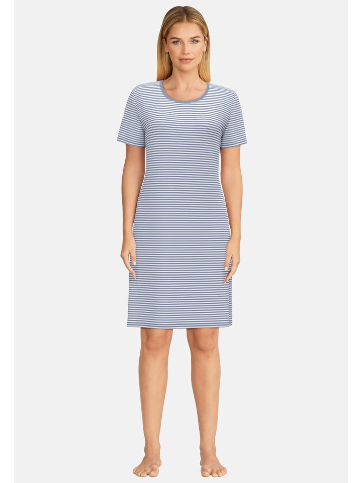 

Ночная рубашка Голуэй в синюю полоску средней ширины Götzburg