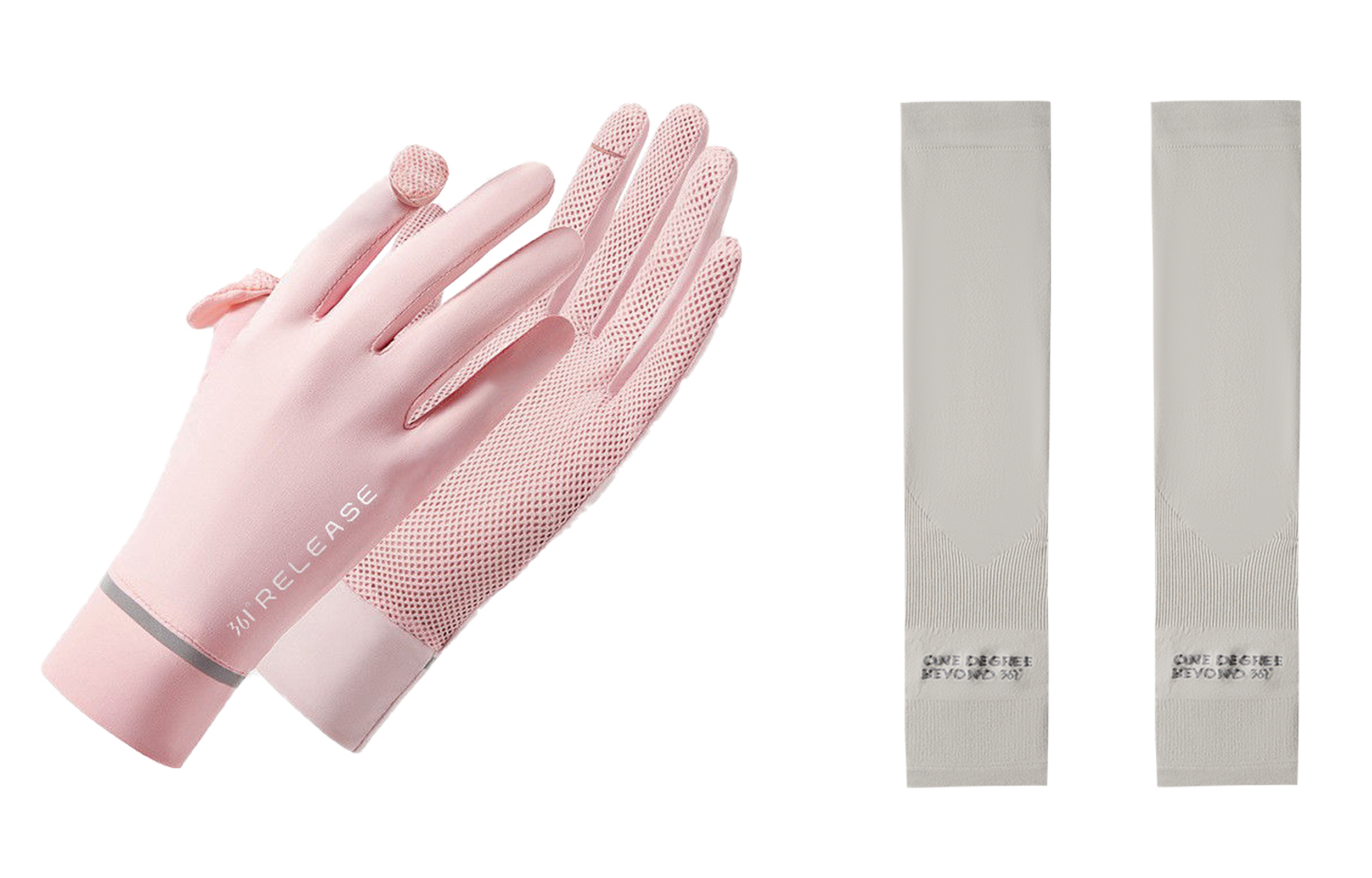 

361° Полиамидные солнцезащитные перчатки унисекс Dark Night Black / Distant Mountain Grey / Light Pink