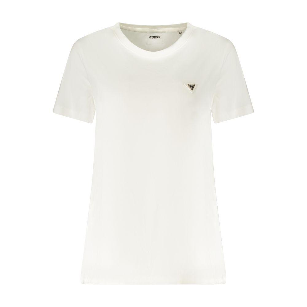 

Белые хлопковые топы и футболки Guess Shoes, белый