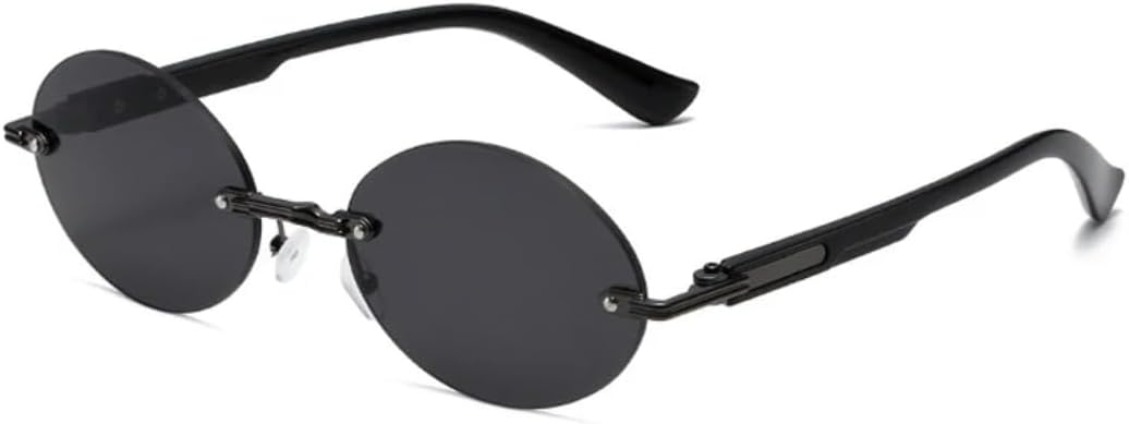 

Солнцезащитные очки с защитой UV400 | Овальные прозрачные линзы цвета океана | для женщин и мужчин, для занятий спортом на открытом воздухе и вождения DSVIGF, Gunblack-black