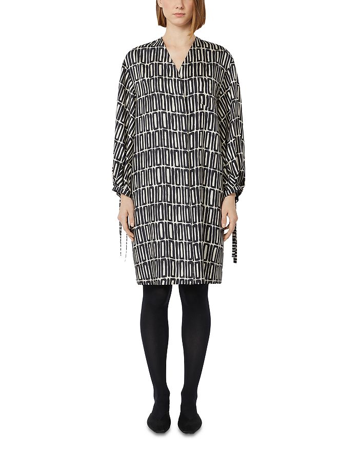 

Платье Ottone из черного шелка Max Mara, черный