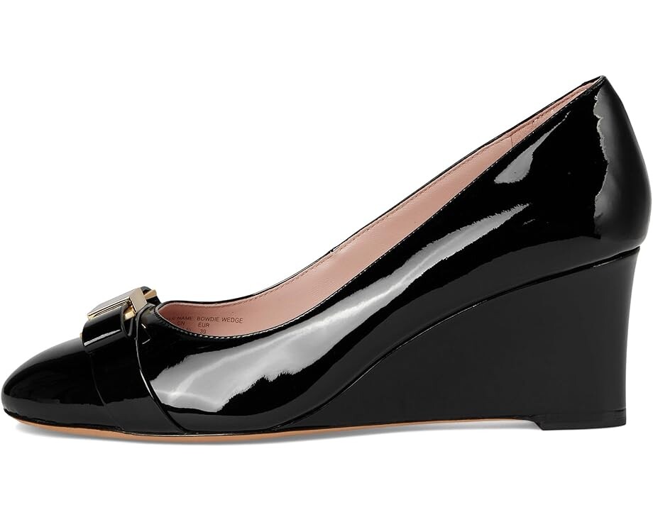 Туфли Kate Spade New York Bowdie Wedge, черный — фото 4