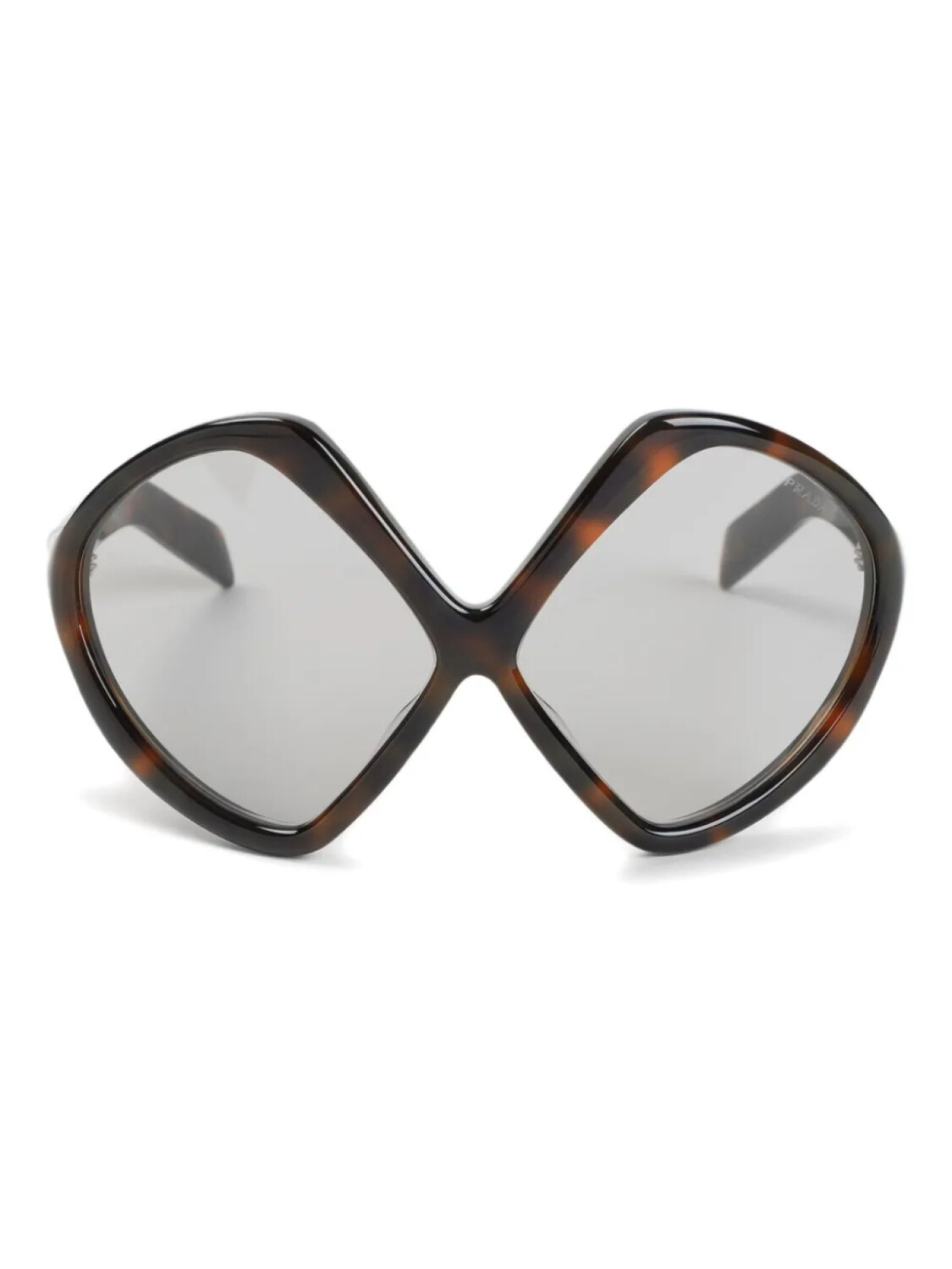 

Солнцезащитные очки Prada Eyewear Runway, коричневый