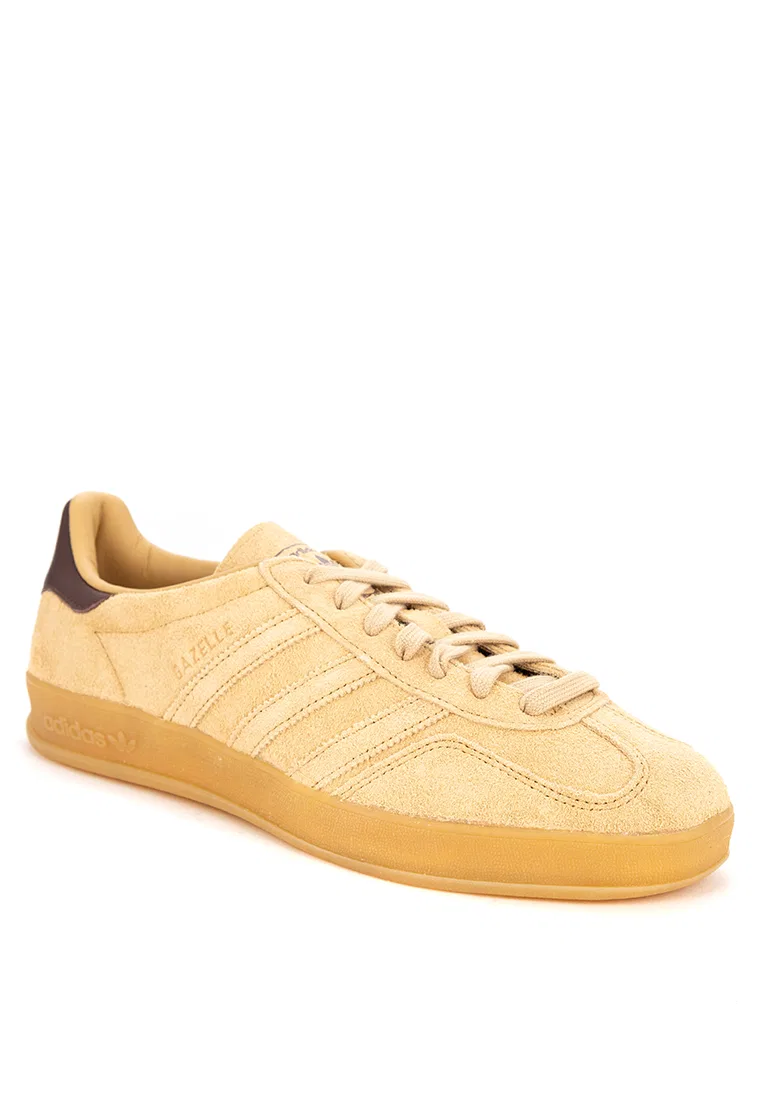 Кроссовки мужские, Gazelle Indoor, Adidas, бежевый — фото 2