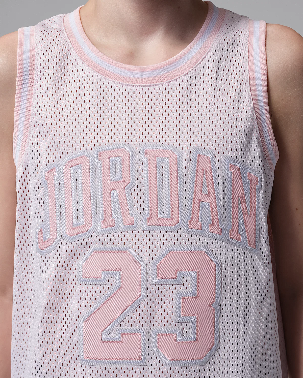 Детская футболка Jordan 23 Jersey (большой размер), Pearl Pink — фото 4