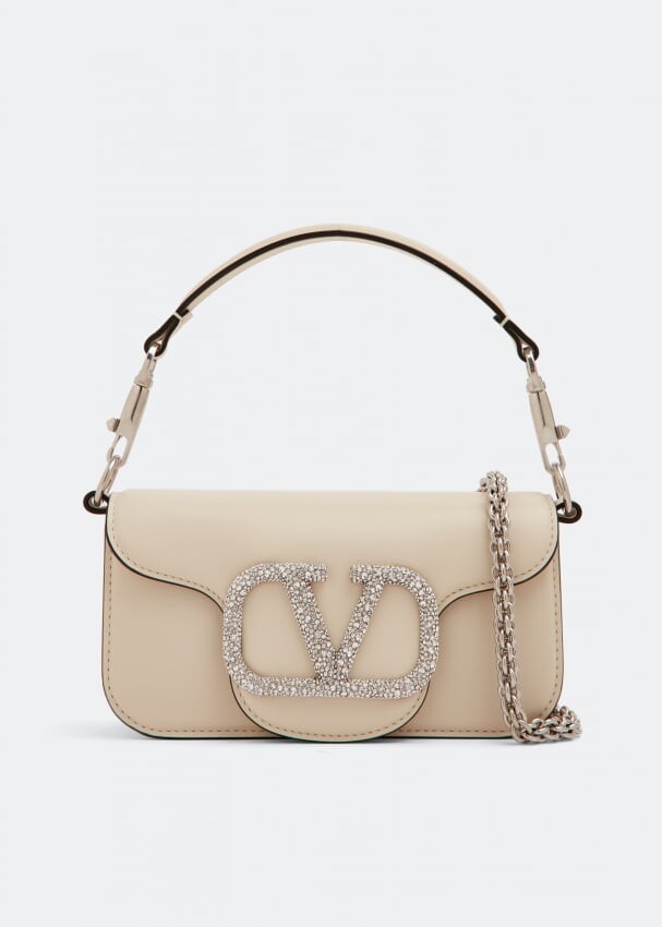 

Сумка через плечо Valentino Garavani Locò Small, белый
