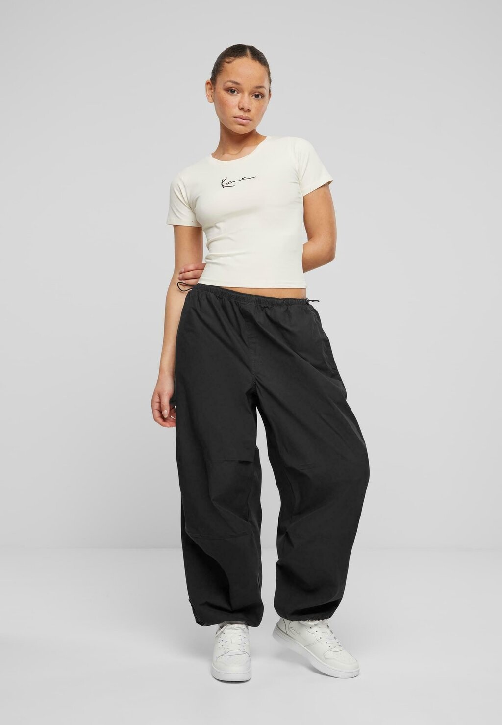 

Футболка с принтом 2 PACK Karl Kani, цвет black off white