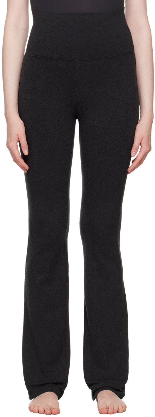 

Черные укороченные брюки Bootcut Lounge SKIMS