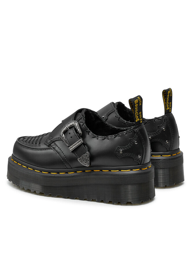 Туфли на плоской подошве Dr. Martens Ramsey Quad 31680001, черный — фото 4