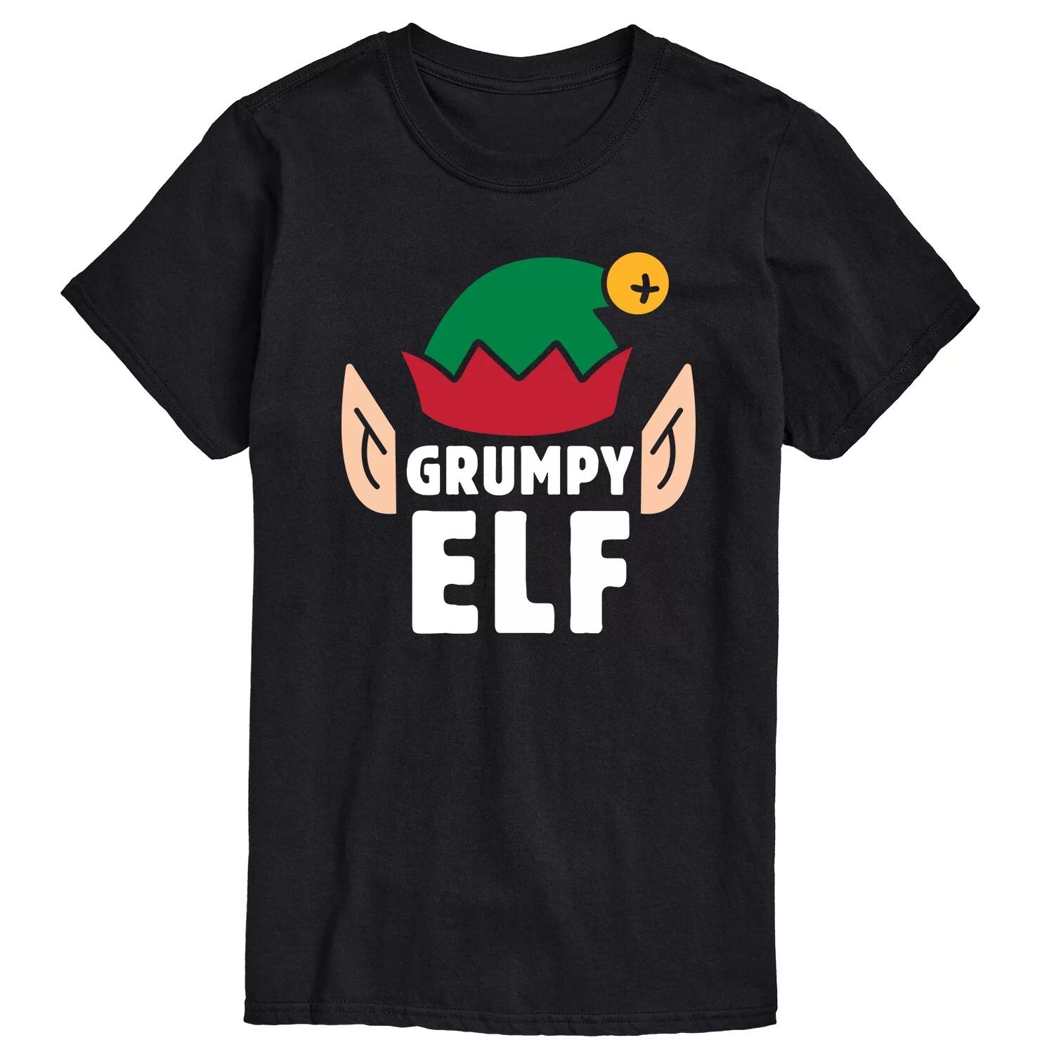 

Футболка Big & Tall Grumpy Elf Licensed Character, черный