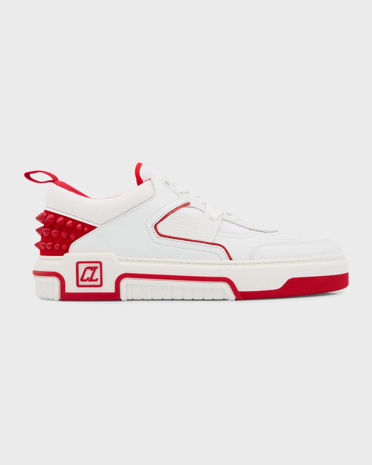 

Мужские низкие кеды Astroloubi из сетки и кожи Christian Louboutin, цвет White/Red