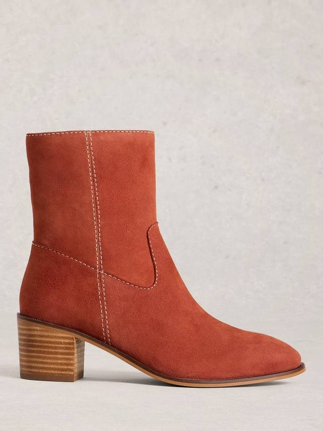 Ботинки Izzy Suede до щиколотки White Stuff, Dk Orange