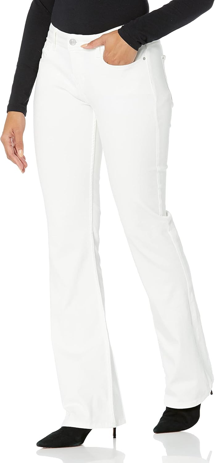 

GUESS Женские джинсы Ryder Low Rise Flare, Pure White