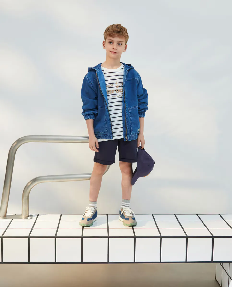 

Комплект для мальчика, состоящий из шорт и футболки Kids El Corte Inglés, синий