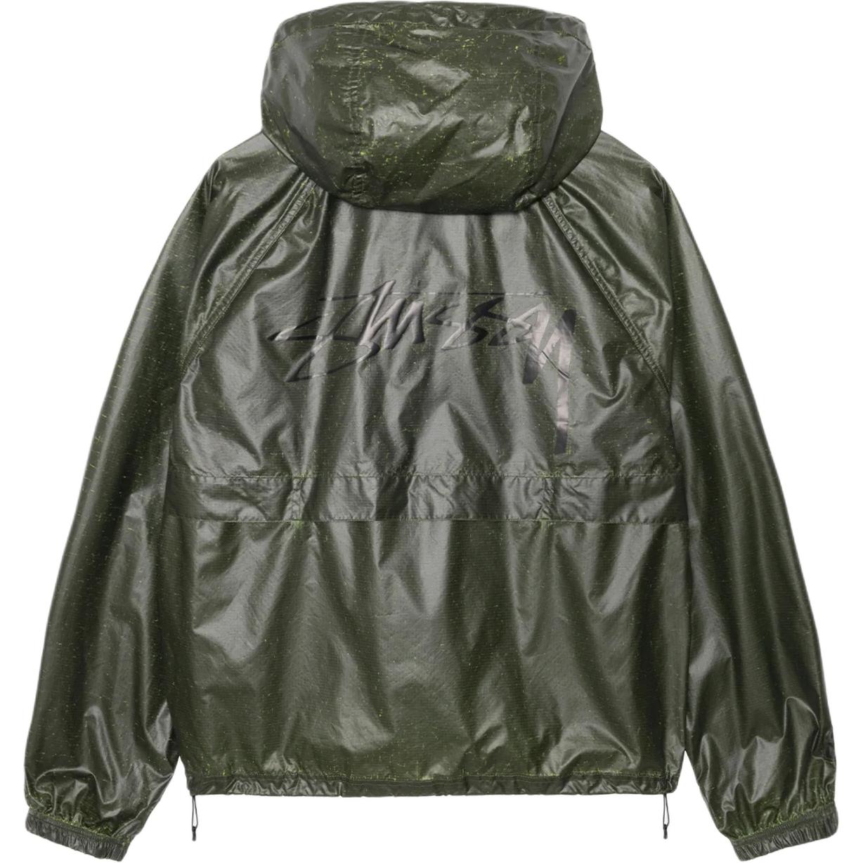 

Stussy Пляжная куртка из рваного рипстопа, Green