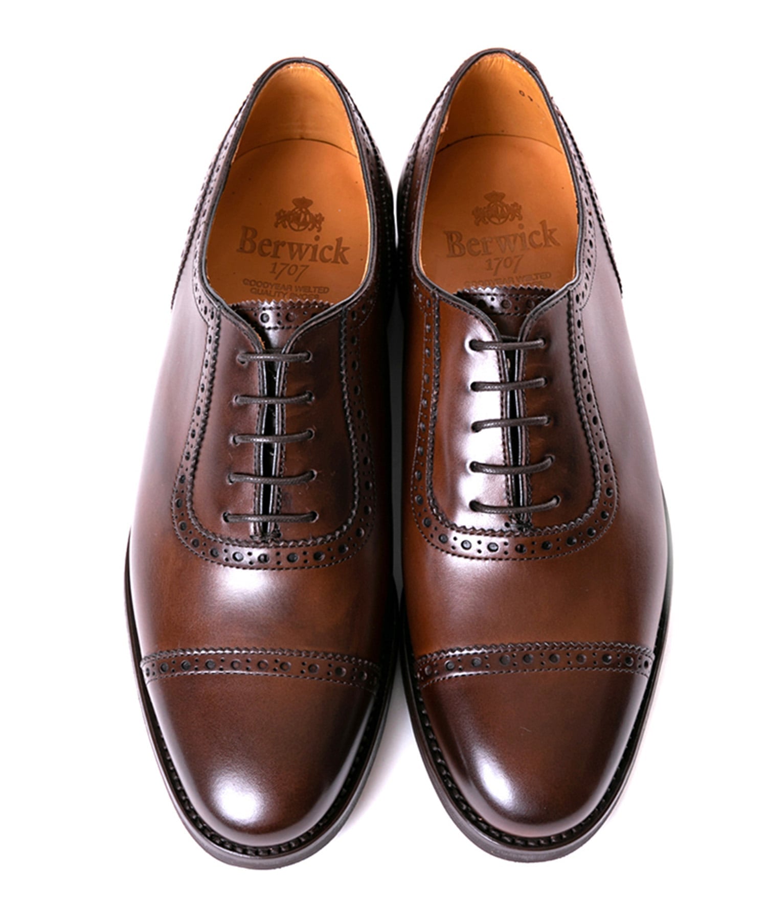 Туфли мысок Berwick1707, Dark brown — фото 3