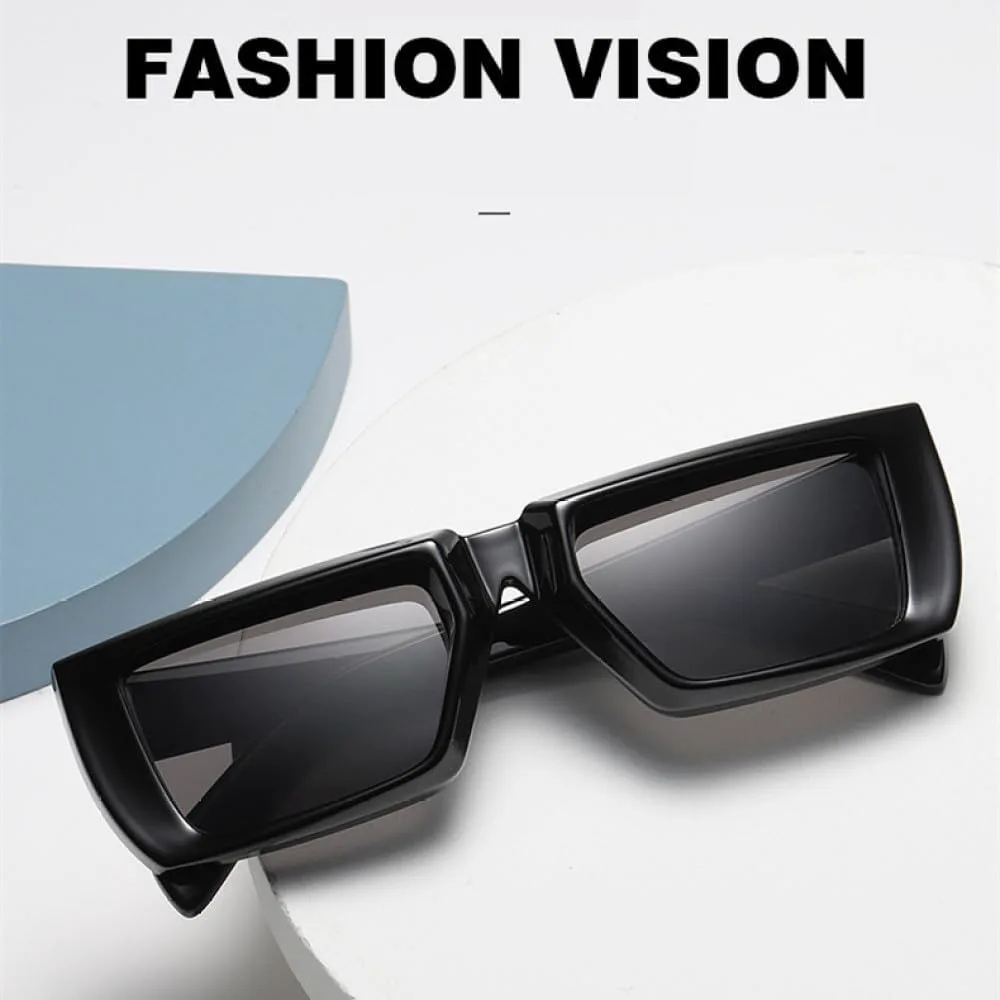 

MUTYNE Маленькие солнцезащитные очки для женщин, модный тренд, стимпанк, мужские винтажные роскошные прямоугольные солнцезащитные очки в стиле панк, D-c1-silver