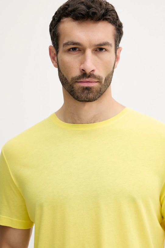 

Хлопковая футболка United Colors Of Benetton, желтый